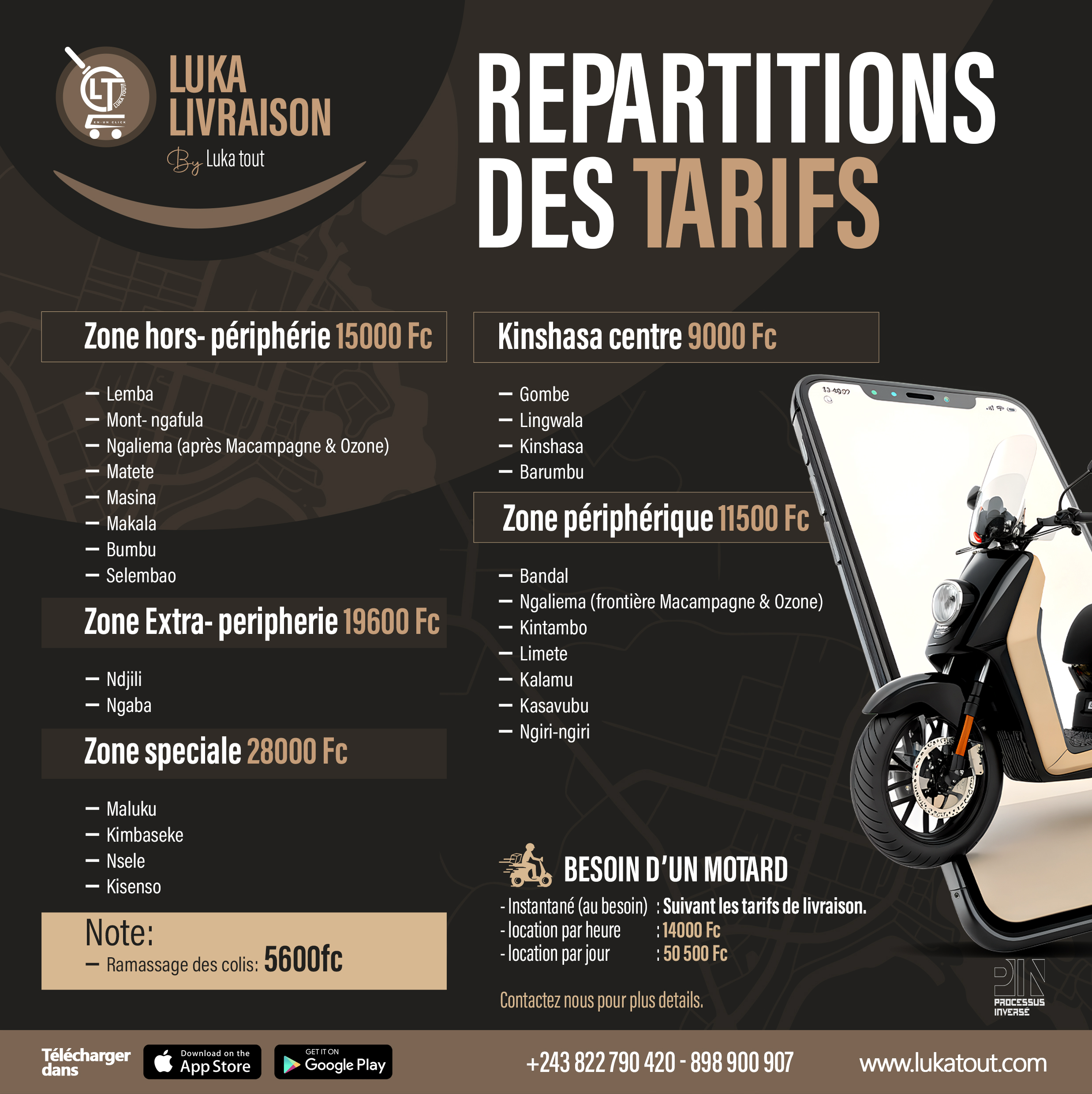 LUKA LIVRAISON by Luka tout